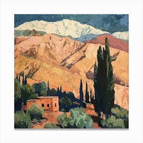 House In The Mountains 2 Canvas Print