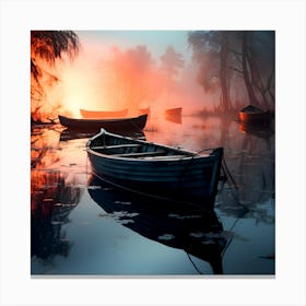 Boats Fine Art Posters By Csaba Fikker For Ai Art Depot 7 Canvas Print