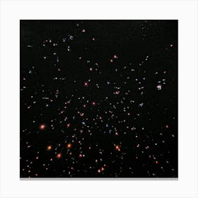 A Retro Inspired Scene Colors An Abstract Galaxy On A Background Of Space Magic Effects Shimmering (7) 1 Canvas Print