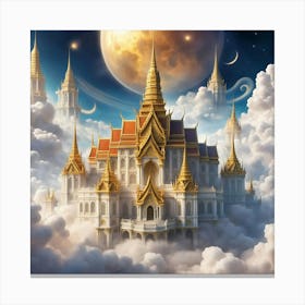 Palace In The Clouds Canvas Print