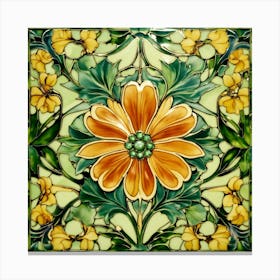 Victorian Flower Canvas Print