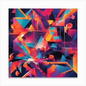 Abstract Painting Canvas Print