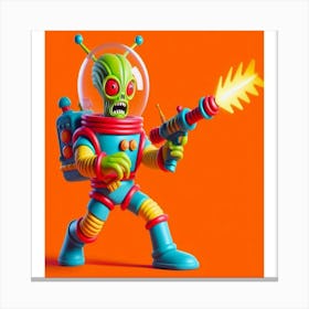 Alien Figure Canvas Print