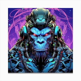 Ape Profile Picture Canvas Print