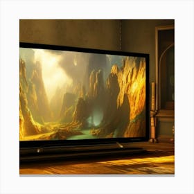 Tv Screen 4 Canvas Print