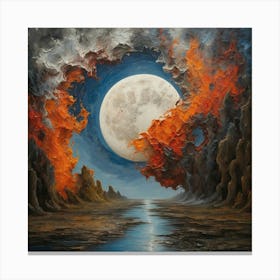 Full Moon Canvas Print