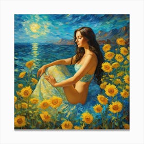 Sunflowers yff Canvas Print