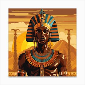 Pharaoh Egypt Canvas Print