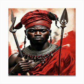 King Of Africa Canvas Print