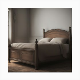 Room With A Bed Canvas Print