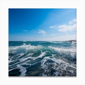 Sea Waves Canvas Print