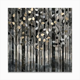 Black And Gold Canvas Print Canvas Print