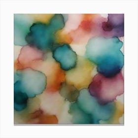 Abstract Watercolor Painting 41 Canvas Print