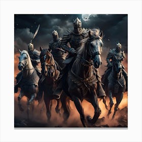 The Riders of the Apocalyps Canvas Print