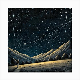 Starry Night 15 Canvas Print