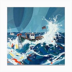 Stormy Seas Canvas Print