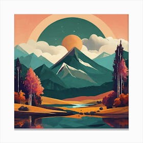 Mountain Landscape 22 Canvas Print