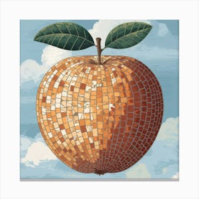 Mosaic Apple Canvas Print