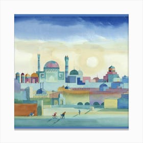 Islamic City Canvas Print