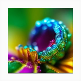 Close Up Of A Flower 3 Canvas Print