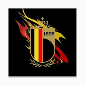 Belgium National Football Team Logo Wall Art 12 Canvas Print