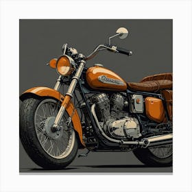 Kawasaki Cb750 Canvas Print