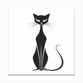 Black Cat 4 Canvas Print
