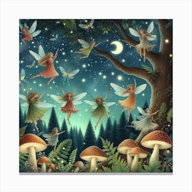 Fairies dancing 3 Canvas Print