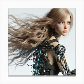 Robot Girl 27 Canvas Print