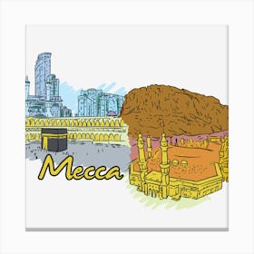 Mecca Canvas Print