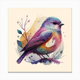 Colorful Bird 3 Canvas Print