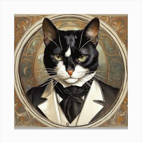 Handsome Cat Canvas Print