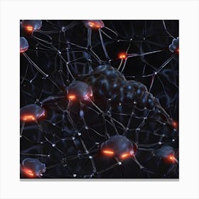 Neural Network Canvas Print