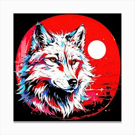 Wolf artwork Canvas Print