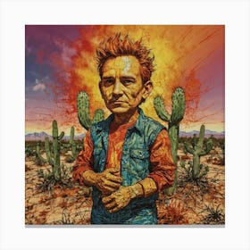 Johnny Cash Canvas Print