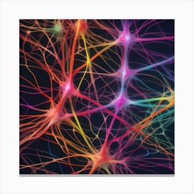 Neural Network 18 Canvas Print