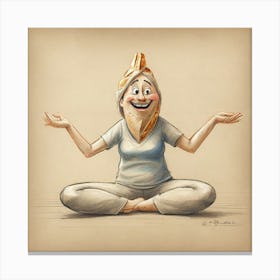 Yoga Girl 1 Canvas Print