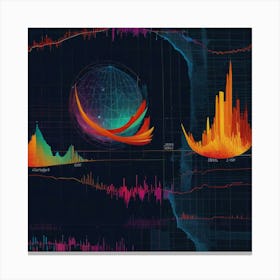 Graphs And Data Canvas Print