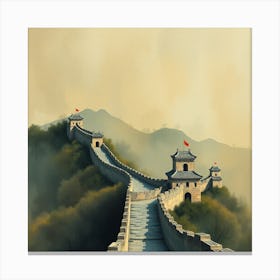 Great Wall Of China 4 Canvas Print