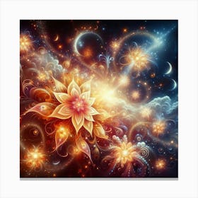 Psychedelic Flower 2 Canvas Print