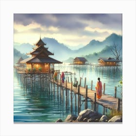 Thailand Painting Canvas Print