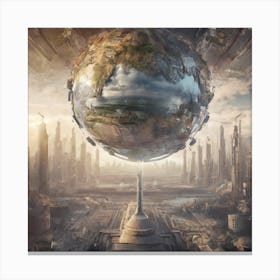 Envision A Future Where The Ministry For The Future Has Been Established As A Powerful And Influential Government Agency 30 Canvas Print