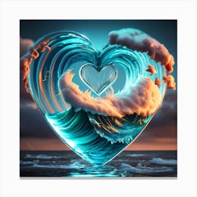 Heart Of The Ocean Canvas Print