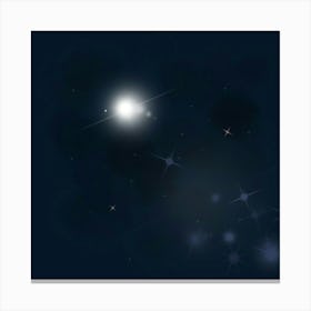 Starry Night Sky Canvas Print