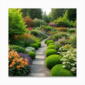 Garden Path 1 Canvas Print