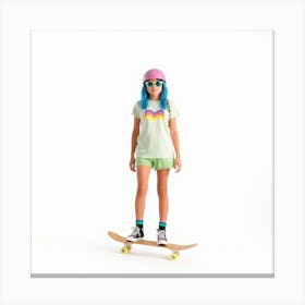 Skateboarder Canvas Print