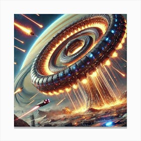 Orbital Ring Accelerator 1024x1024 Canvas Print