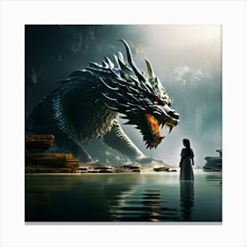 Legend Of The Dragon Canvas Print