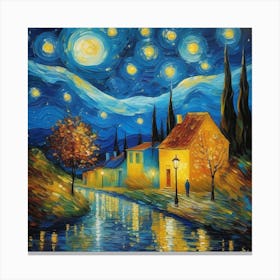 Starry Night 1 Canvas Print