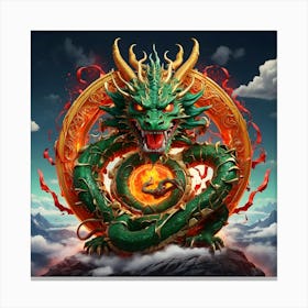 Dragon 2 Canvas Print